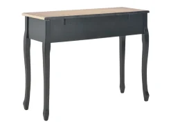 vidaxl Toucador/mesa consola com 3 gavetas^ Consola