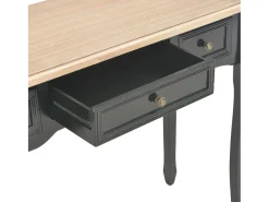 vidaxl Toucador/mesa consola com 3 gavetas^ Consola