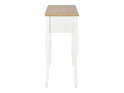 Consola*vidaxl Toucador/mesa consola com 3 gavetas Branco