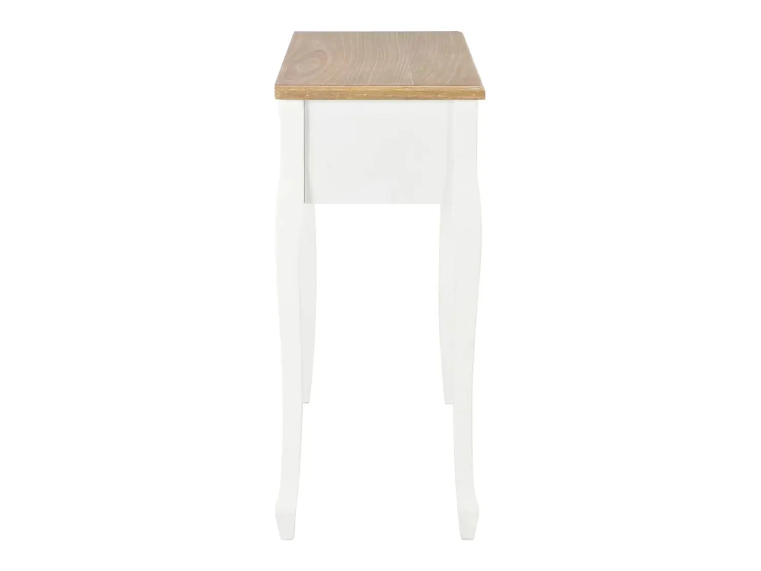 Consola*vidaxl Toucador/mesa consola com 3 gavetas Branco