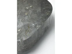 Mesa De Centro*Homemania Trapézio - Mesa de centro (100 x 52 x 28h) em pedra fóssil cinza Cinzento