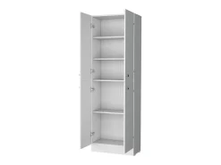 Móvel De Arrumação|TuHome Armário Despensa Cameron com 4 Portas e 5 Prateleiras Ocultas, Branco