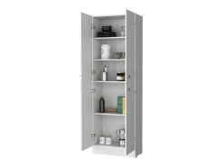 Móvel De Arrumação|TuHome Armário Despensa Cameron com 4 Portas e 5 Prateleiras Ocultas, Branco