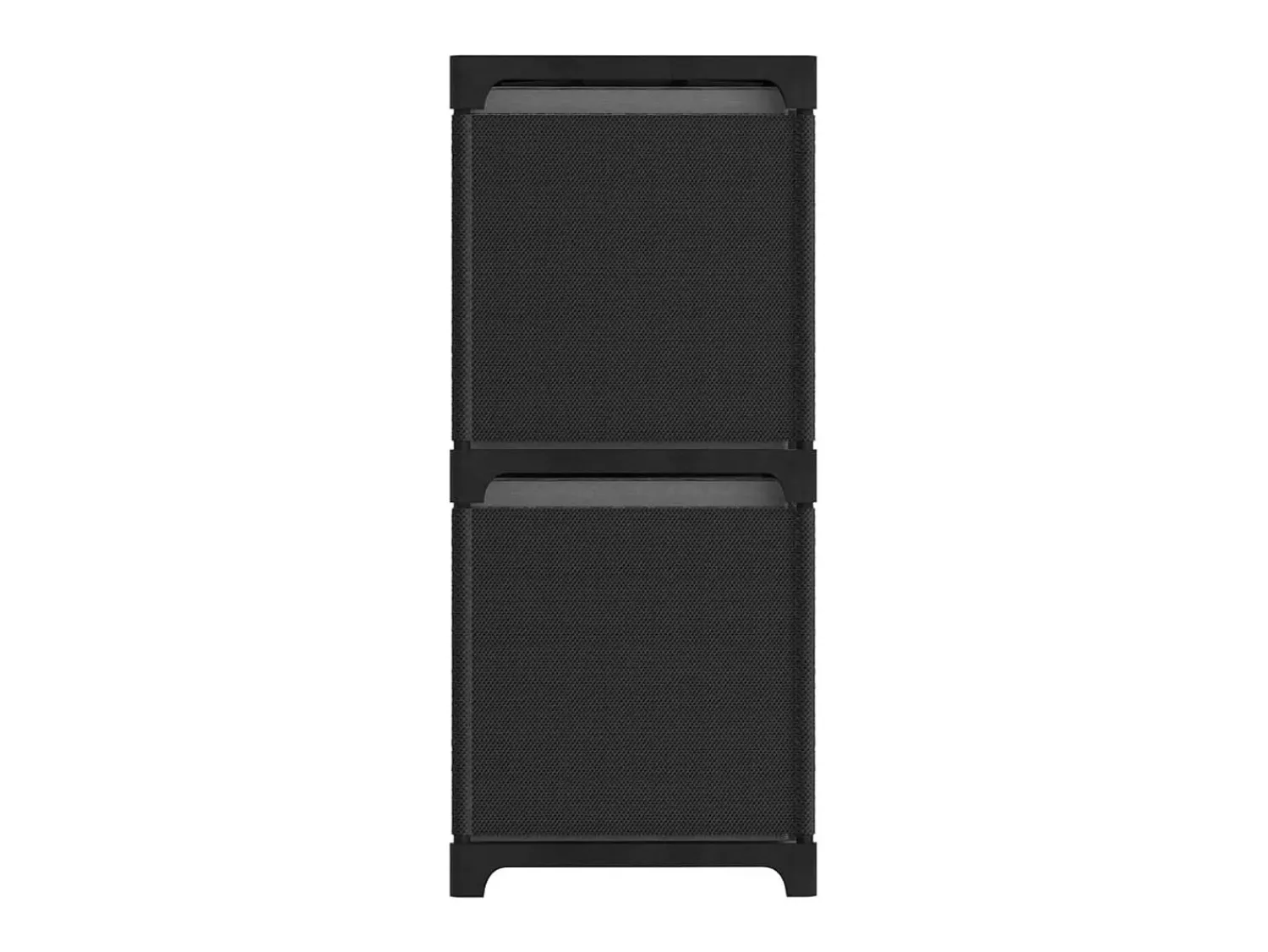 Prateleira| Unid. prateleiras 6 cubos c/ caixas 103x30x72,5cm tecido PT425396 Preto