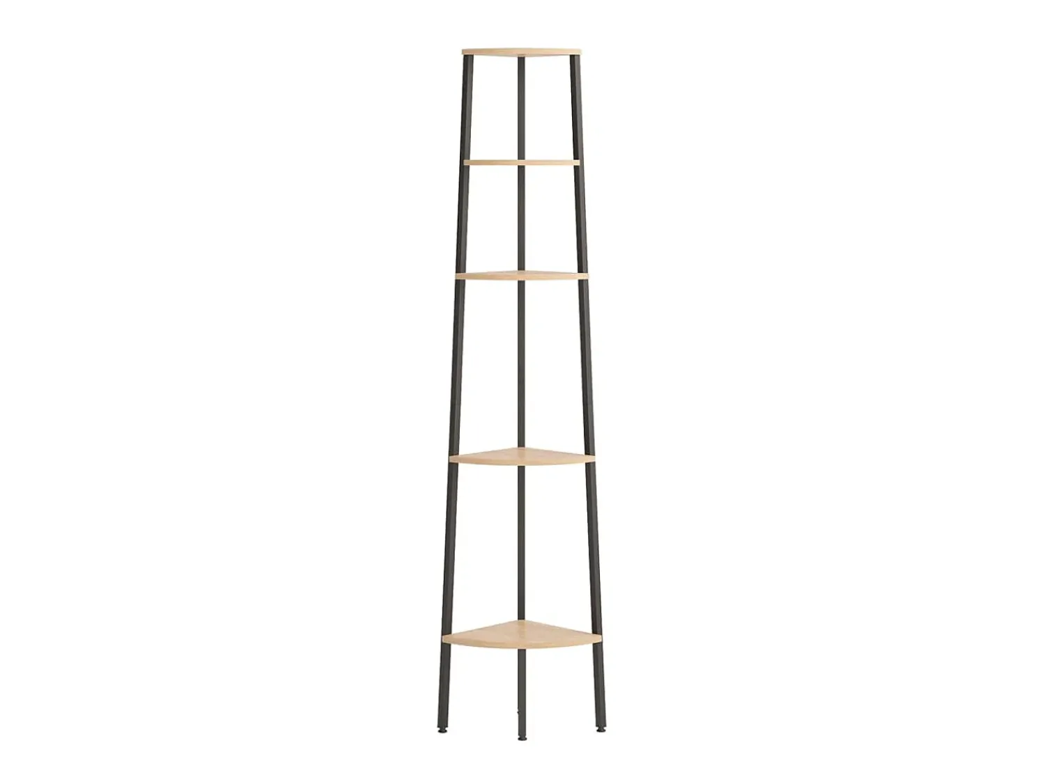 Discount Unidade 5 prat. de canto 45,5x31,5x180 cm -claro/preto PT773860 Castanho