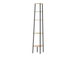 Discount Unidade 5 prat. de canto 45,5x31,5x180 cm -claro/preto PT773860 Castanho