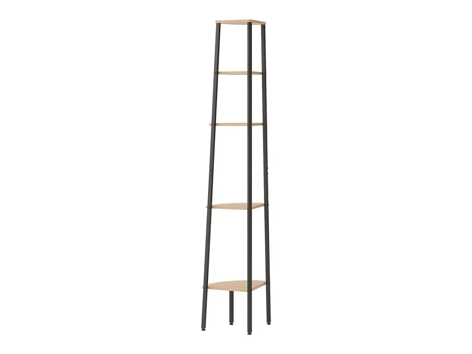 Discount Unidade 5 prat. de canto 45,5x31,5x180 cm -claro/preto PT773860 Castanho