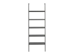 Prateleira* Unidade 5 prateleiras inclinada 64x35x185 cm PT683738 Preto