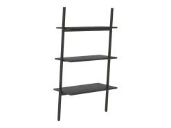 Prateleira| Unidade 3 prateleiras inclinada 64x34x116 cm PT537173 Preto