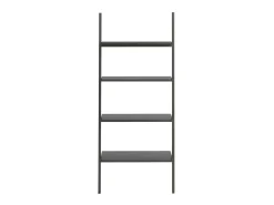 Prateleira* Unidade 4 prateleiras inclinada 64x34x150,5 cm PT339723 Preto