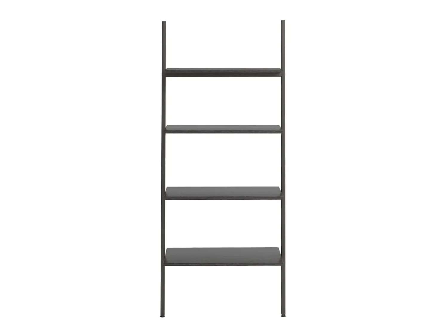 Prateleira* Unidade 4 prateleiras inclinada 64x34x150,5 cm PT339723 Preto