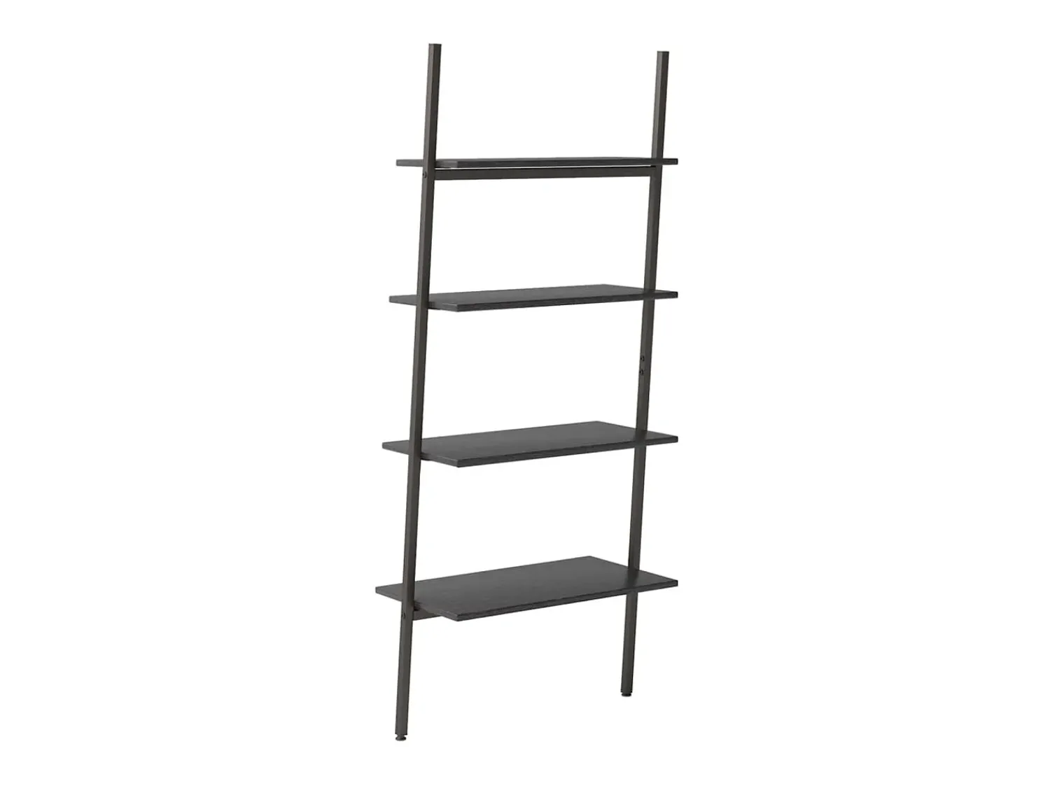 Prateleira* Unidade 4 prateleiras inclinada 64x34x150,5 cm PT339723 Preto