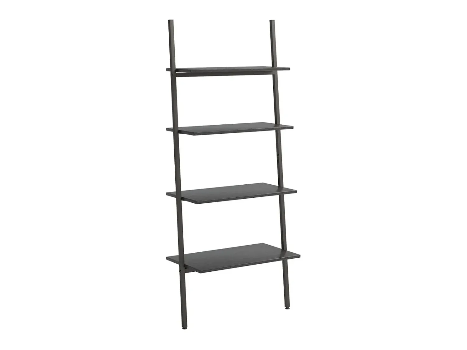 Prateleira* Unidade 4 prateleiras inclinada 64x34x150,5 cm PT339723 Preto