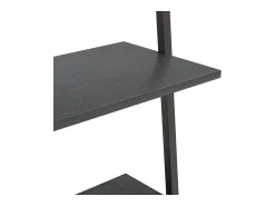 Online vidaxl Unidade 5 prateleiras inclinada 64x34x185,5 cm Preto