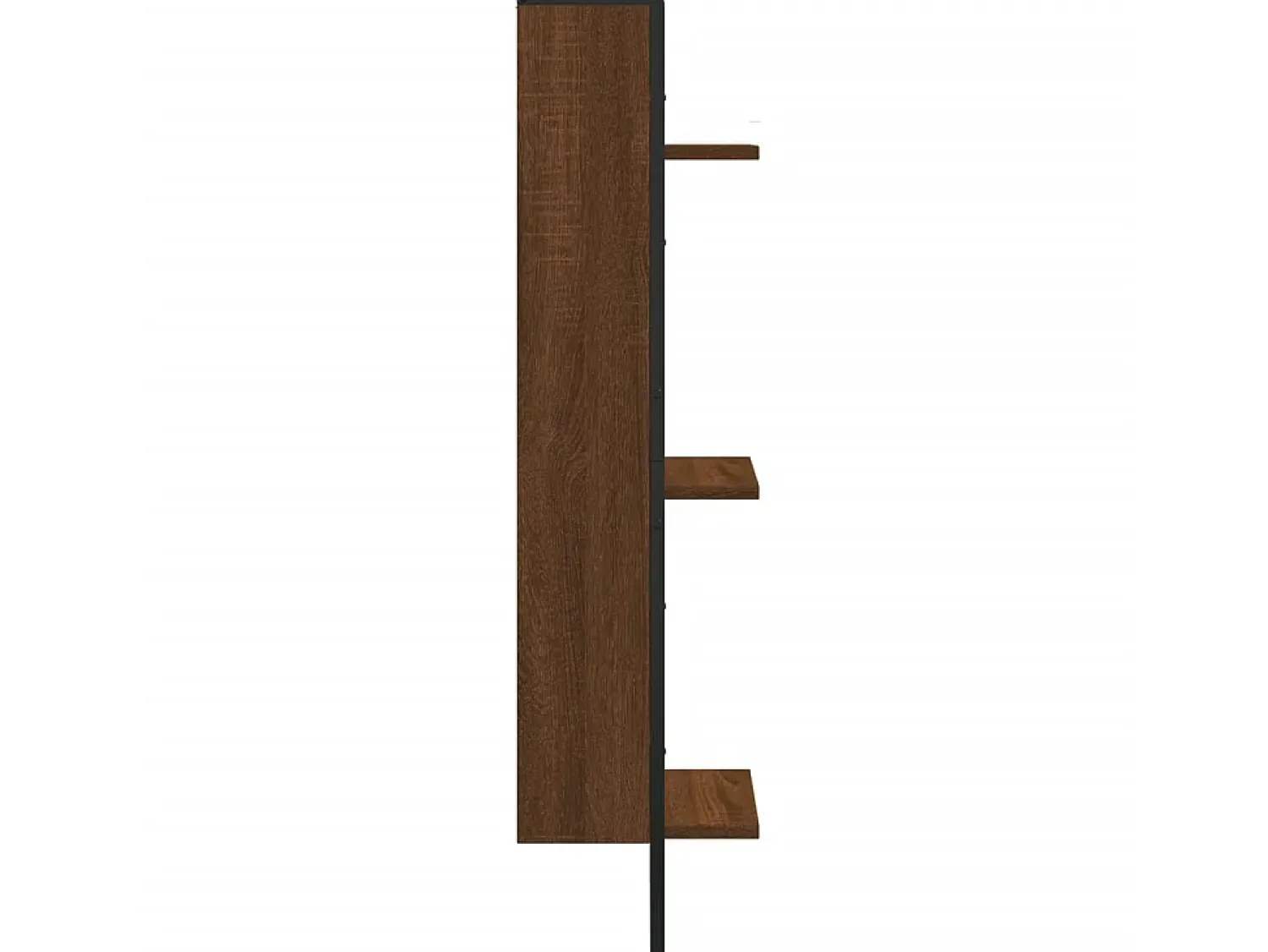 Prateleira* Unidade 3 prateleiras parede deriv. madeira carvalho PT702770 Castanho