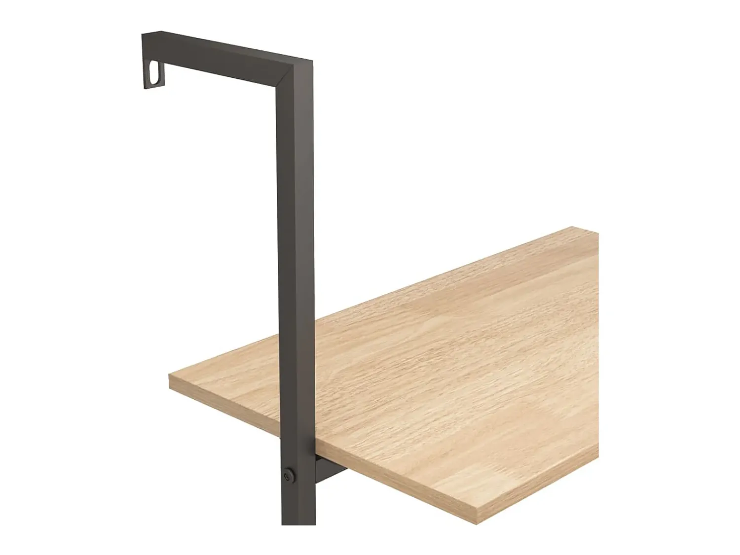 Prateleira*vidaxl Unidade 4 prateleiras 64x35x152,5 cm -claro e preto Castanho