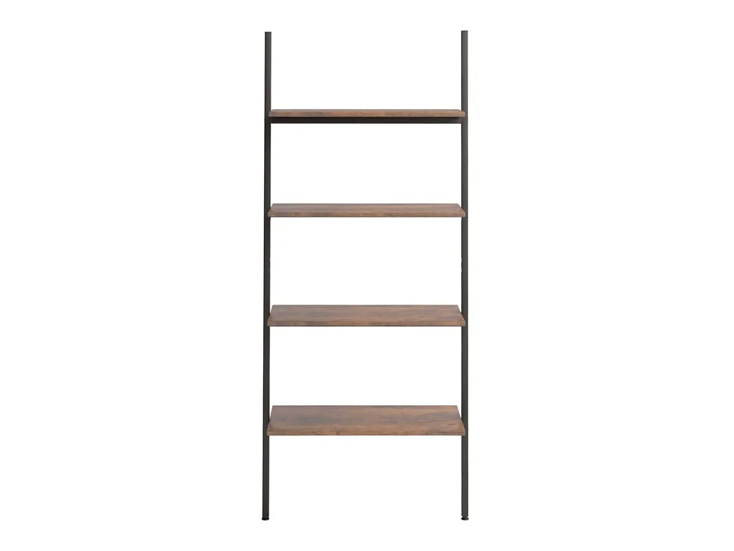 Prateleira| Unidade 4 prateleiras 64x34x150,5 cm -escuro e preto PT455136 Castanho