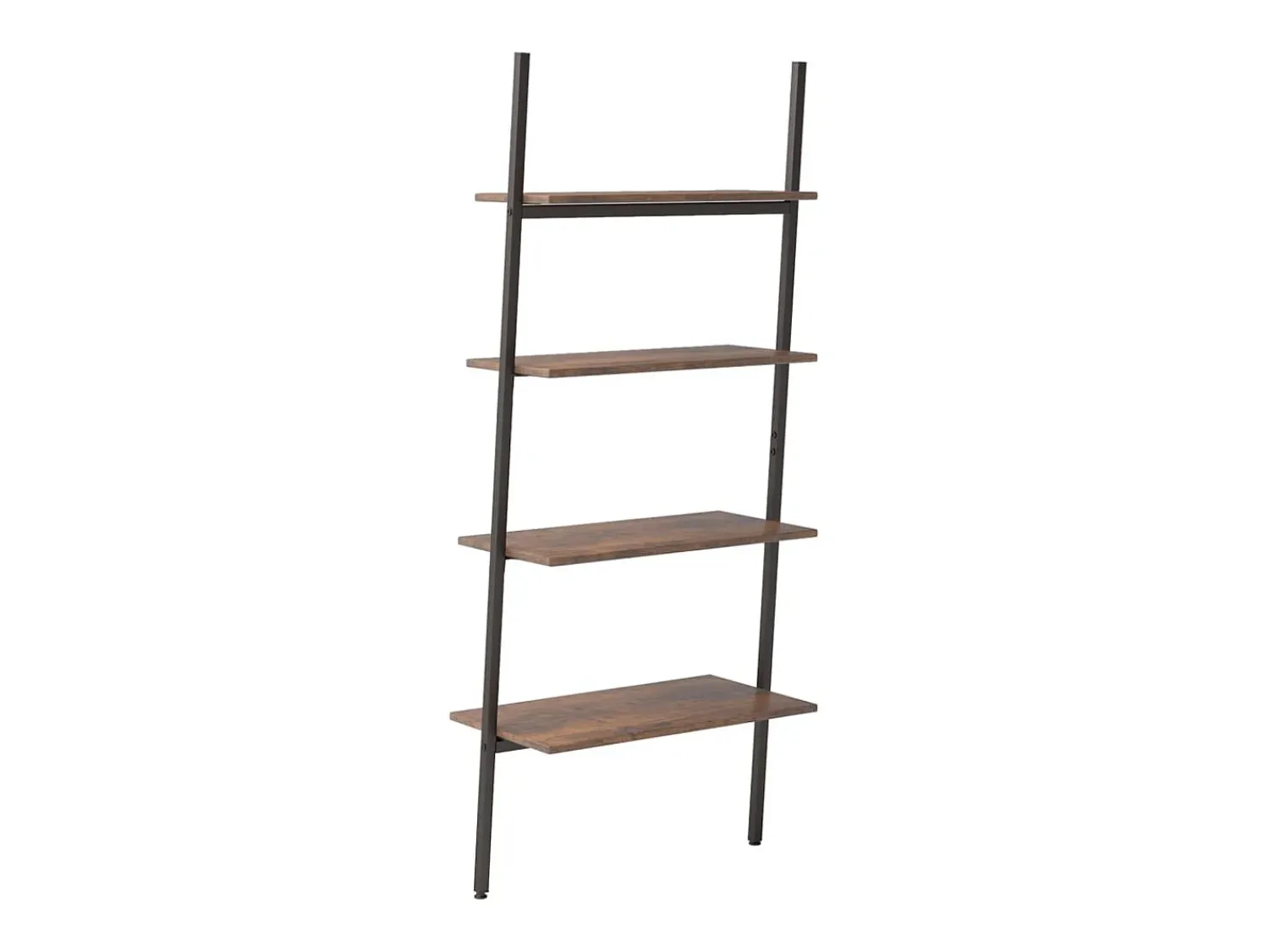 Prateleira| Unidade 4 prateleiras 64x34x150,5 cm -escuro e preto PT455136 Castanho