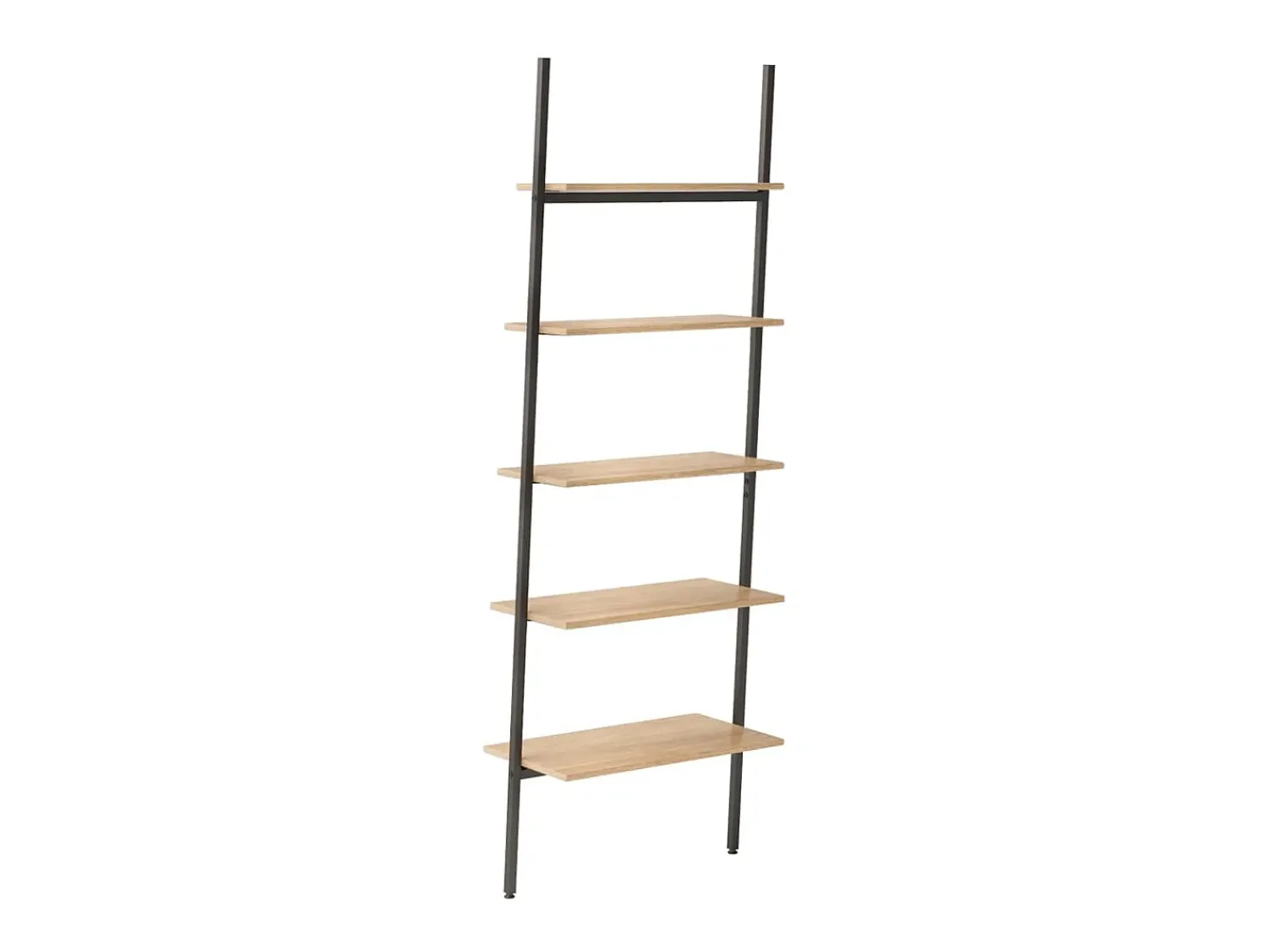Prateleira* Unidade 5 prateleiras 64x34x185,5 cm -claro e preto PT944139 Castanho