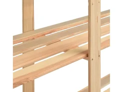 Unidade arrumação 5 prateleiras 170x38x170 cm pinho 500 kg PT643597^ Prateleira
