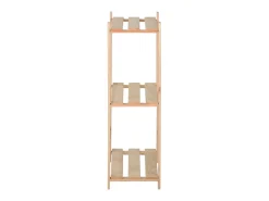 Best Unidade arrumação 3 prateleiras 60x28,5x90 cm pinho maciço PT842514 Castanho