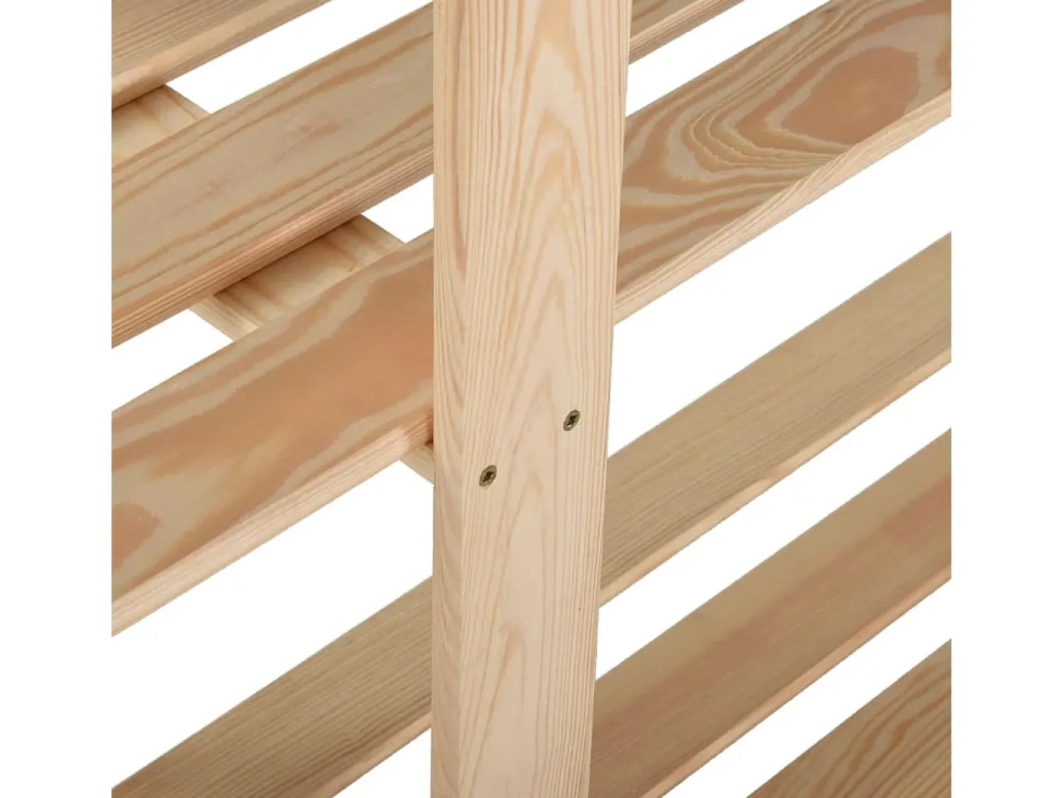 Prateleira| Unidade arrumação 5 prateleiras 170x28,5x170 cm pinho maciço PT293257 Castanho
