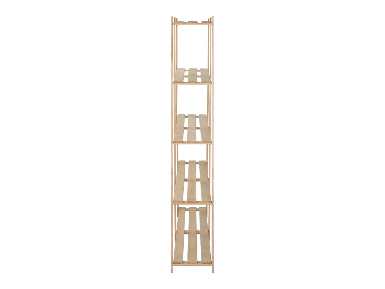 Prateleira| Unidade arrumação 5 prateleiras 170x28,5x170 cm pinho maciço PT293257 Castanho