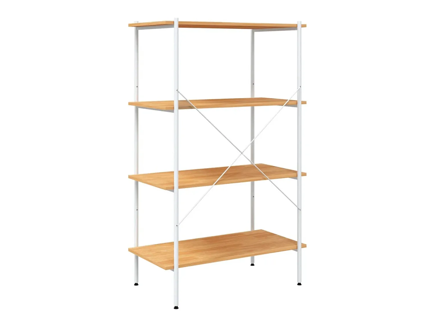 Best vidaxl Unidade com 4 prateleiras 80x40x130 cm /cor de carvalho Branco