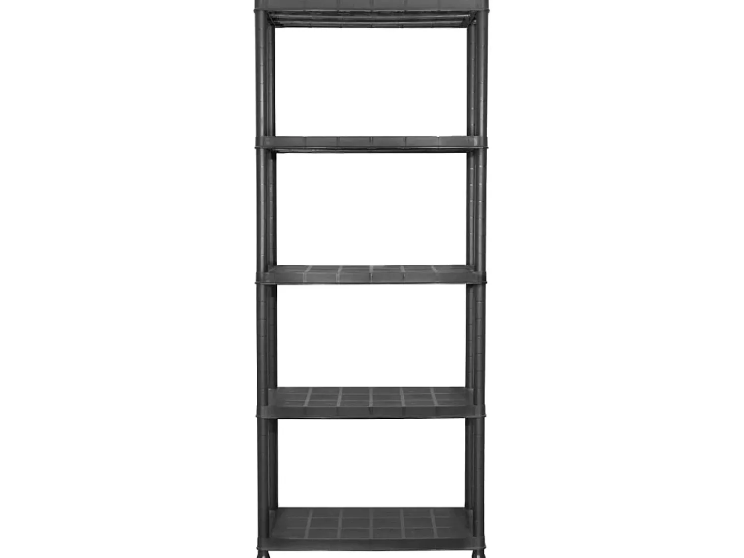 Prateleira| Unidade com 5 prateleiras 71x38x170 cm plástico PT354286 Preto