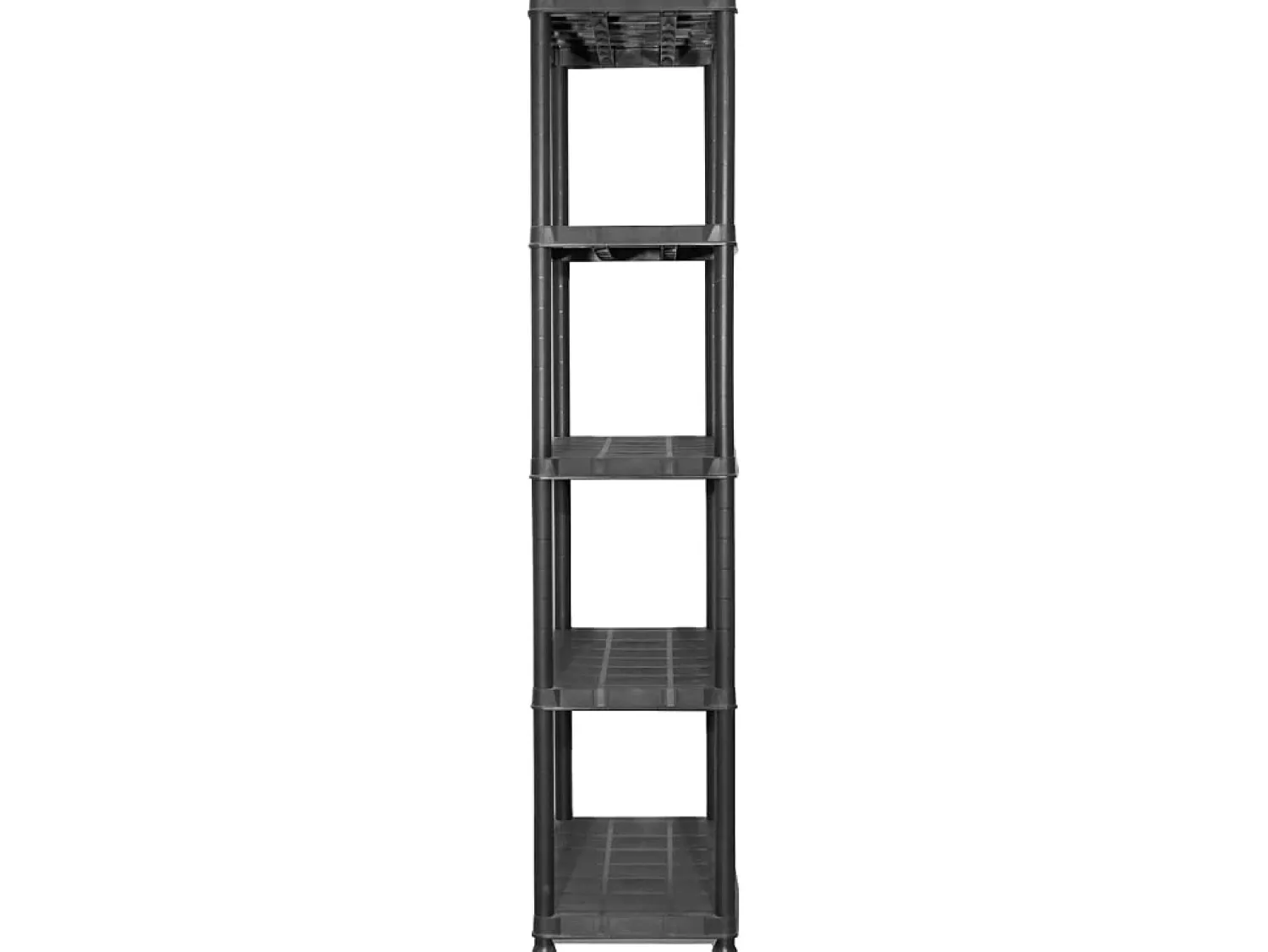 Prateleira| Unidade com 5 prateleiras 71x38x170 cm plástico PT354286 Preto