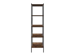 Prateleira| Unidade com 5 prateleiras 80x40x163 cm /natural PT775832 Preto
