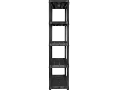Hot Unidade com 5 prateleiras 183x45,7x185 cm plástico PT771463 Preto