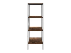 Prateleira| Unidade com 4 prateleiras 80x40x130 cm /natural PT955657 Preto