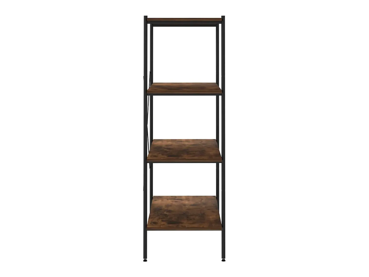 Prateleira| Unidade com 4 prateleiras 80x40x130 cm /natural PT955657 Preto