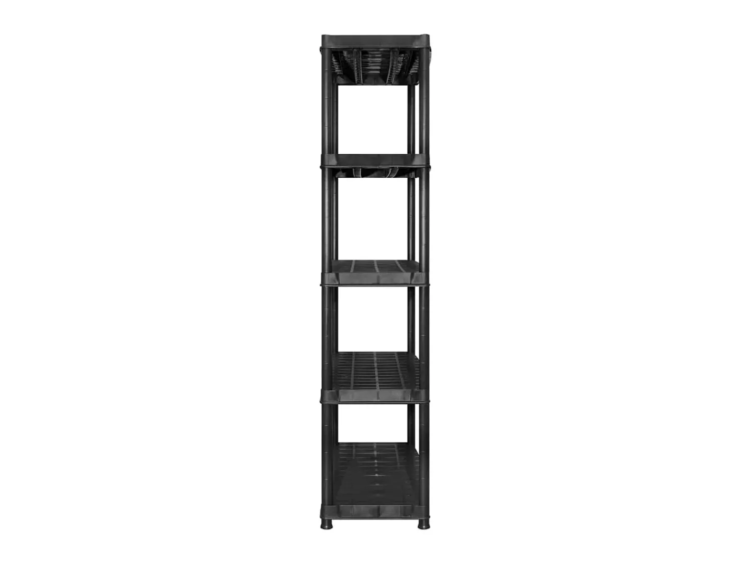 Unidade com 5 prateleiras 340x40x185 cm plástico PT263330^ Prateleira