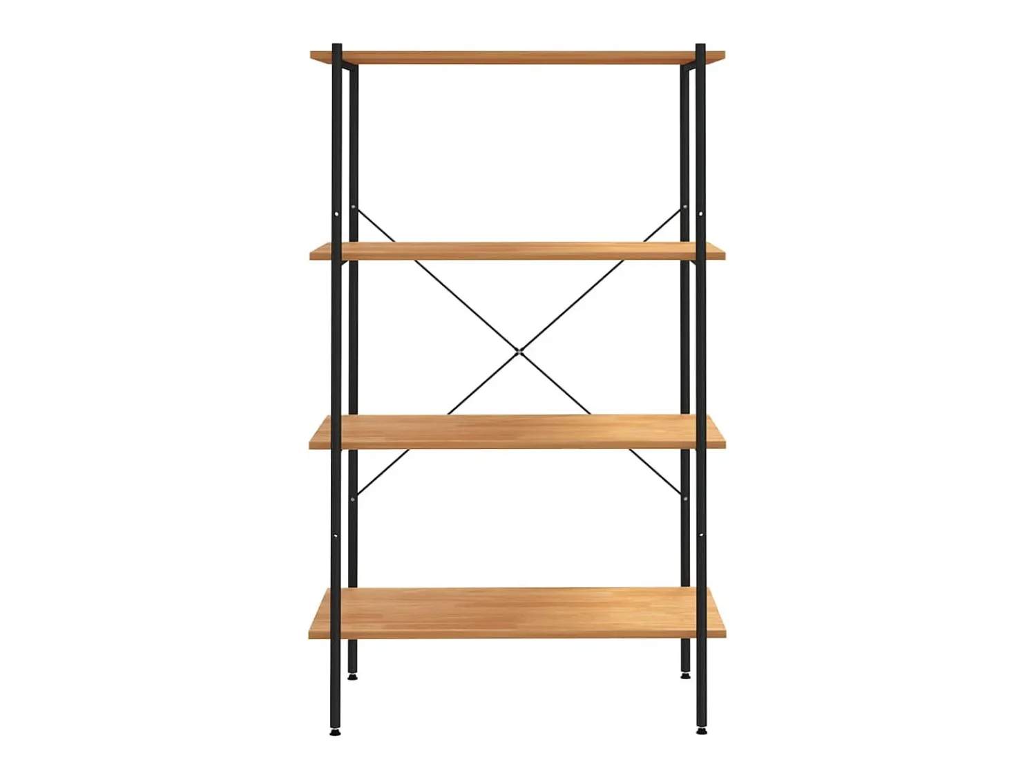 Sale Unidade com 4 prateleiras 80x40x130 cm /cor de carvalho PT842398 Preto