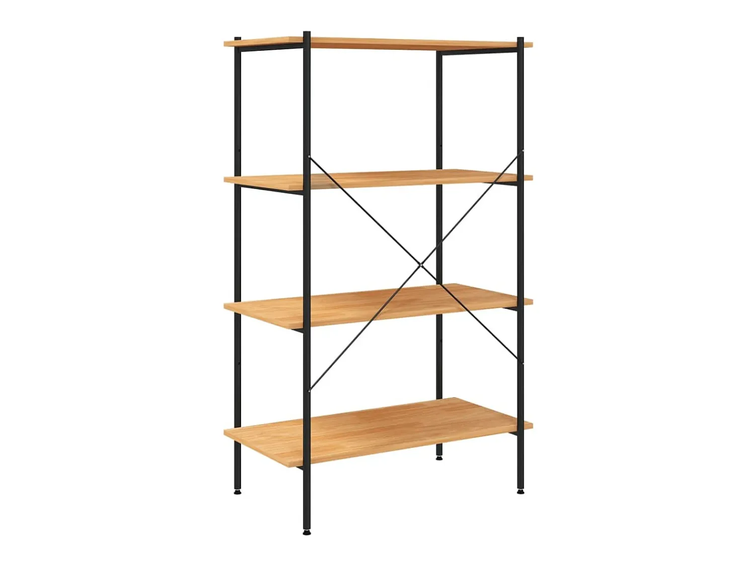 Sale Unidade com 4 prateleiras 80x40x130 cm /cor de carvalho PT842398 Preto