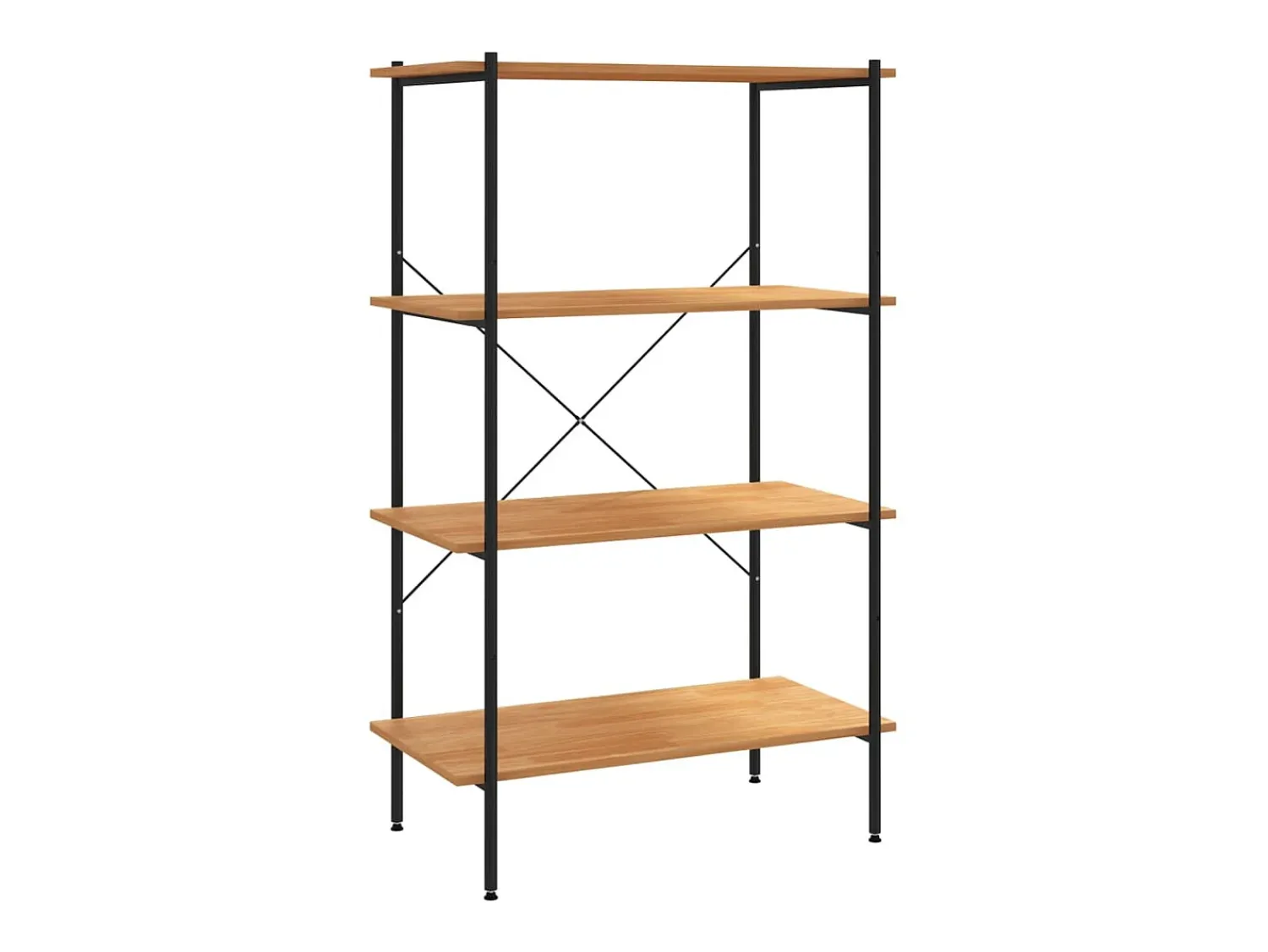 Sale Unidade com 4 prateleiras 80x40x130 cm /cor de carvalho PT842398 Preto