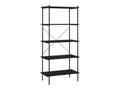 Prateleira| Unidade com 5 prateleiras 80x40x163 cm PT577526 Preto