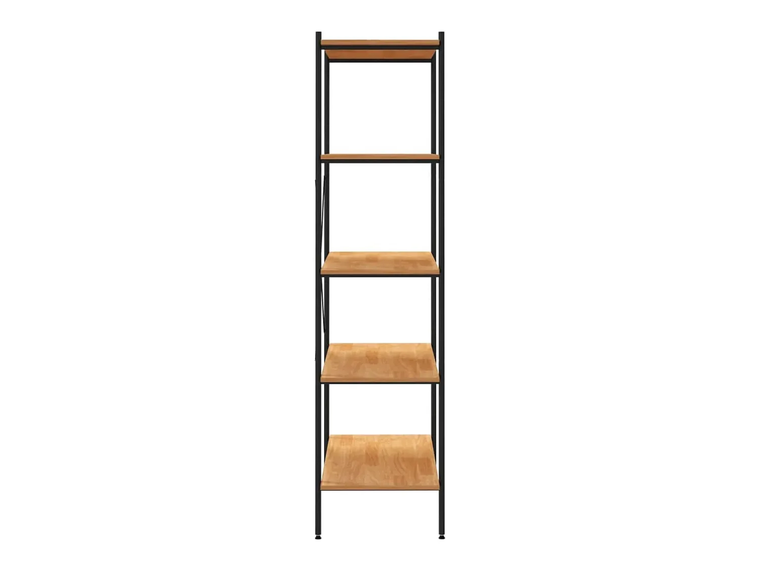Prateleira* Unidade com 5 prateleiras 80x40x163 cm /cor de carvalho PT387787 Preto
