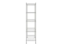Unidade de 5 prateleiras 90x35x180 cm 250 kg cromado PT943629^ Prateleira