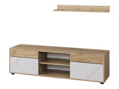 Sale Vicco Unidade de parede carvalho goldkraft/branco 139.8x35.4x38.9 berno Natural escuro