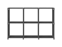 Unidade de prateleiras 6 cubos 103x30x72,5 cm tecido PT660342^ Prateleira