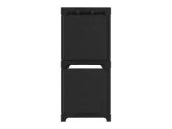 Discount Unidade de prateleiras 6 cubos 103x30x72,5 cm tecido PT879843 Preto