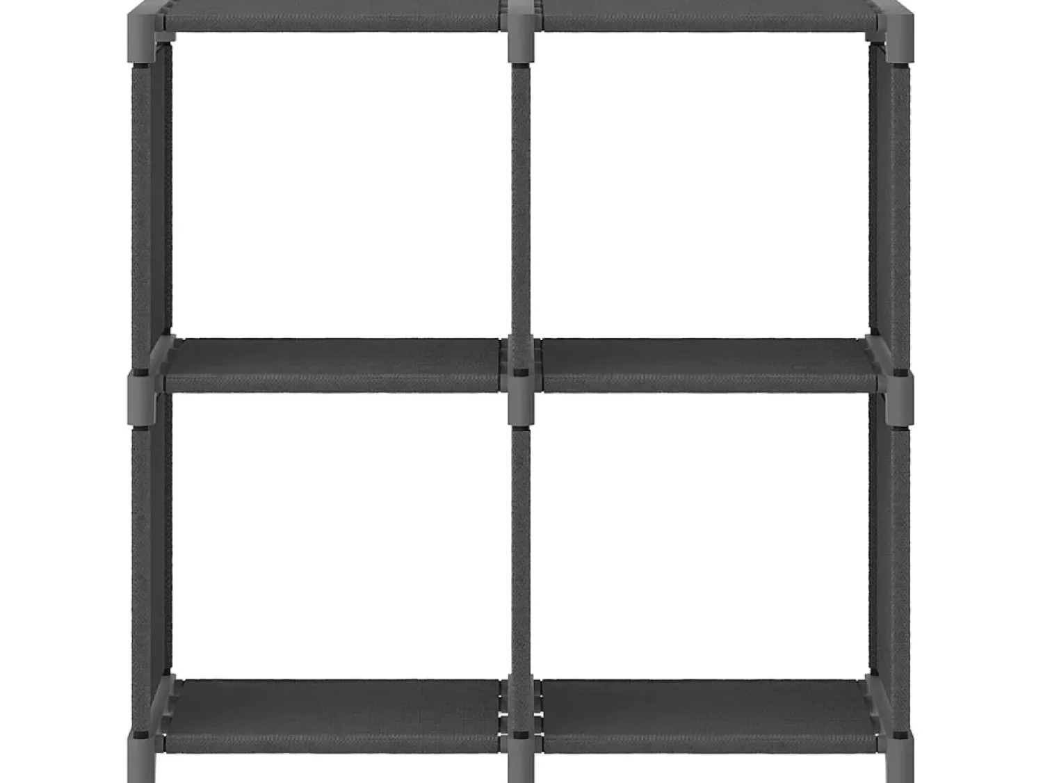 Online Unidade de prateleiras 4 cubos 69x30x72,5 cm tecido PT383481 Cinzento