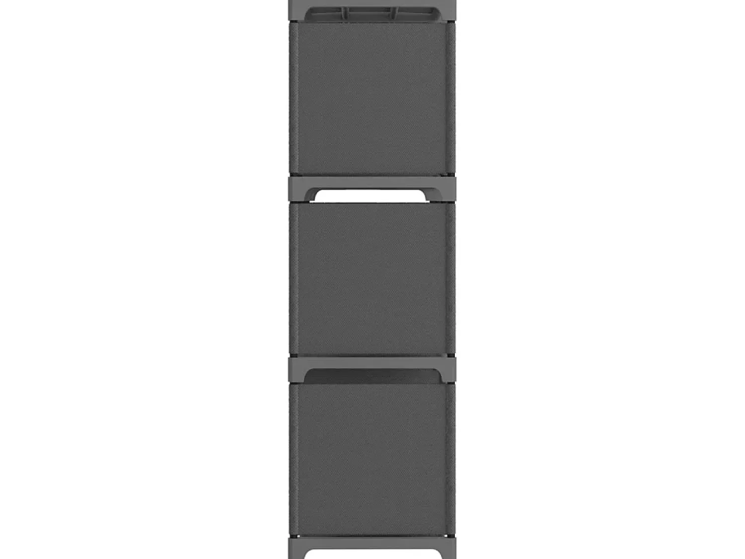 Prateleira* Unidade de prateleiras 9 cubos 103x30x107,5 cm tecido PT262577 Cinzento