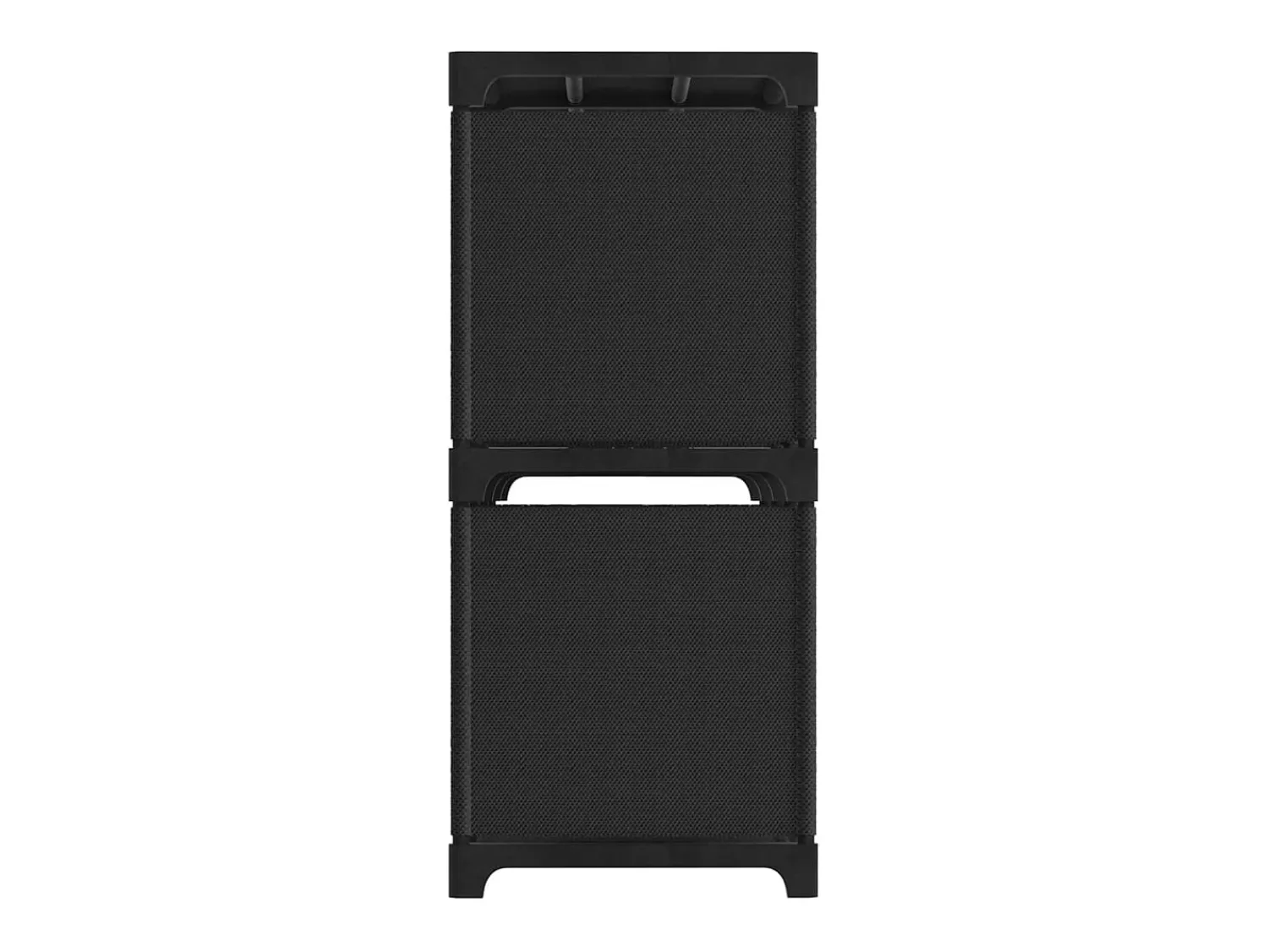 Outlet Unidade de prateleiras 5 cubos 103x30x72,5 cm tecido PT375292 Preto