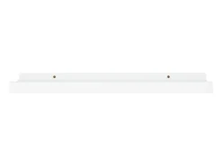 Prateleira* Unidade de prateleiras com rebordo 2 pcs 40x9x3 cm MDF PT557826 Branco