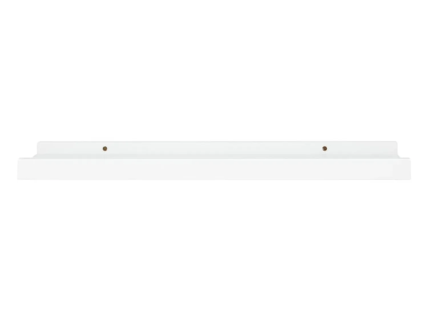Prateleira* Unidade de prateleiras com rebordo 2 pcs 40x9x3 cm MDF PT557826 Branco