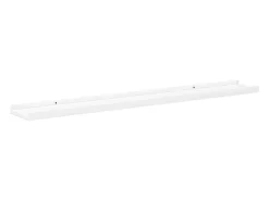 Prateleira*vidaxl Unidade de prateleiras com rebordo 2 pcs 80x9x3 cm MDF Branco